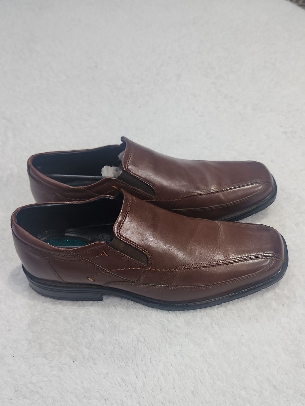 Nunn Bush Brown Leather Slip On Dress Shoes Like New